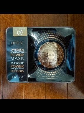 NIB FOREO UFO 2 Heated LED Power Mask Device - 5 in 1 Rose Gold and Black